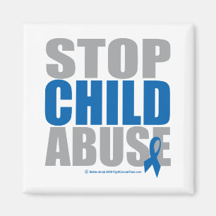 Stop Child Abuse Magnet