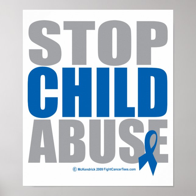 Stop Child Abuse Poster (Front)