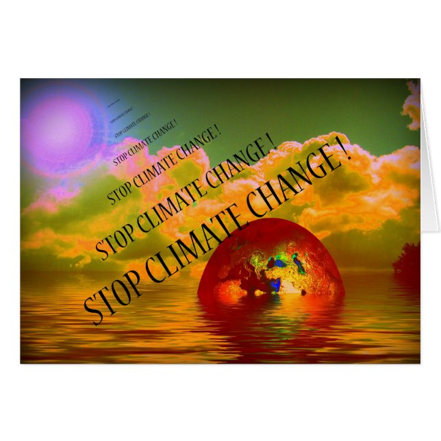 STOP CLIMATE CHANGE ! (Front Horizontal)