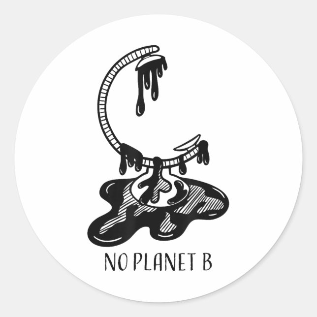 Stop Climate Change - Environmental Protection Sta Classic Round Sticker (Front)