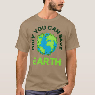 Stop climate change Save earth sticker T-Shirt