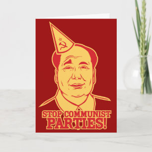 Stop Communist Parties Card