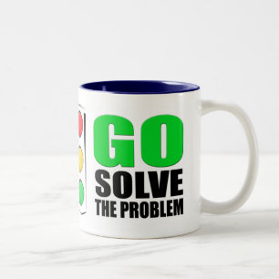 Stop Complaining Two-Tone Coffee Mug