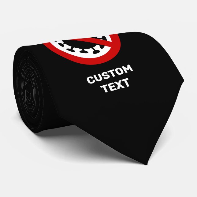 Stop Coronavirus Tie (Rolled)