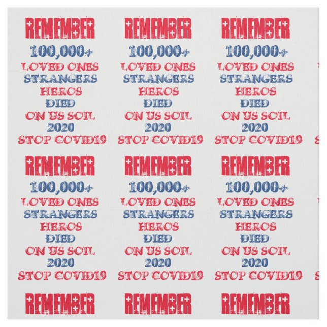 STOP COVID19 FABRIC (Swatch)