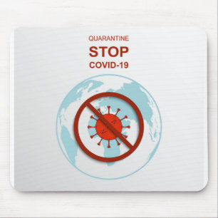 stop covid19 Mousepad