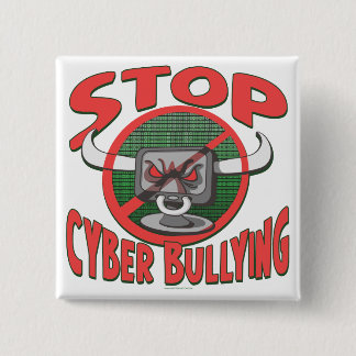 Stop Cyber-Bullying Anti Cyberbully Gear 15 Cm Square Badge