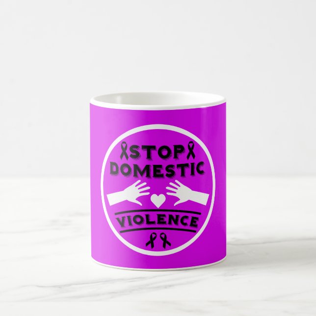 Stop Domestic Violence Coffee Mug (Center)