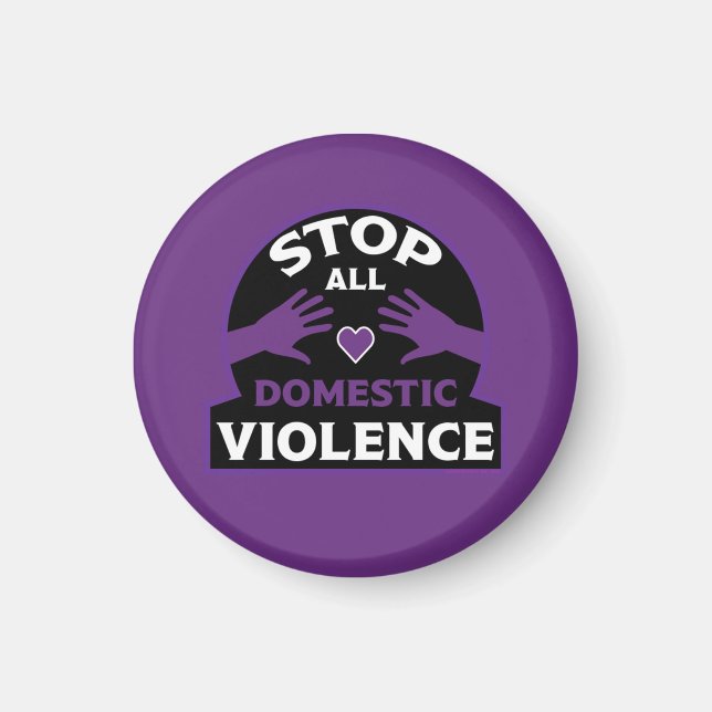 Stop Domestic Violence Magnet (Front)