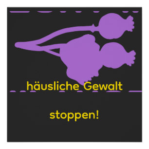 stop domestic violence poster