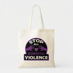 Stop Domestic Violence Tote Bag