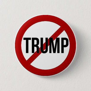 Stop Donald Trump Anti-Trump 6 Cm Round Badge