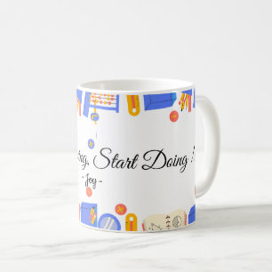 Stop Dreaming, Start Doing Quote Mug -Personalised