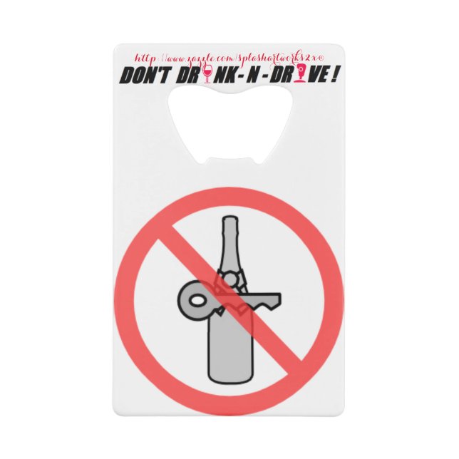 "Stop DRUNKS DRIVING!" (Front)