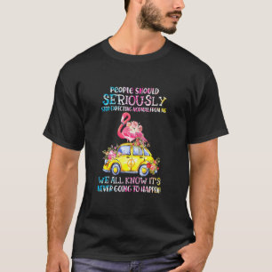 Stop Expecting Normal From Me Flamingo T-Shirt