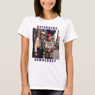 Stop Fascism Defending Democracy T-Shirt