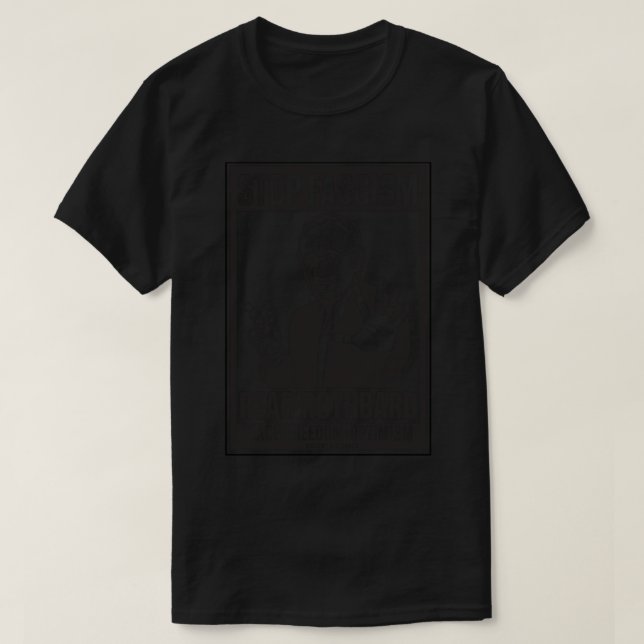 Stop Fascism Read Rothbard T-Shirt (Design Front)