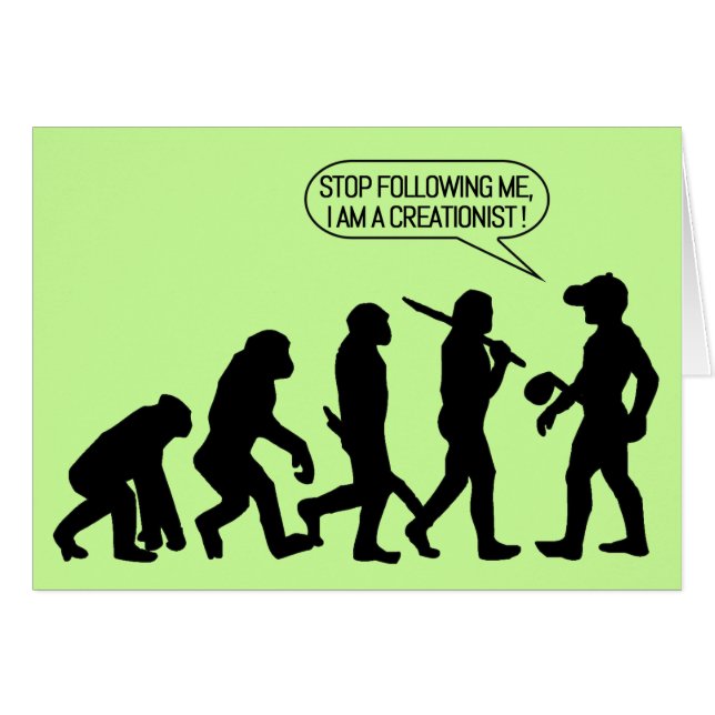 Stop following me, I'm a Creationist! (Front Horizontal)