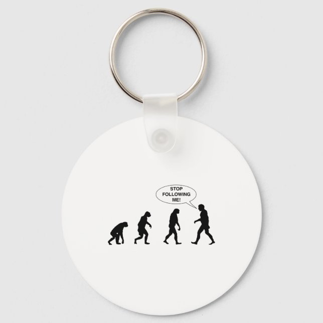 Stop Following Me Key Ring (Front)