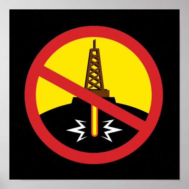 Stop Fracking Poster (Front)