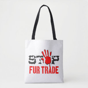 Stop Fur Trade Tote Bag
