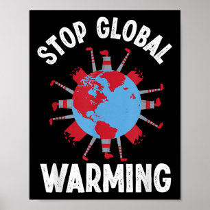Stop Global Warming Environmental Protection Acces Poster