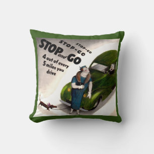 Stop, Go, but don’t hit the fat lady or her dog Cushion