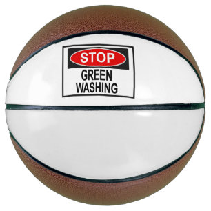 Stop Greenwashing Sign (1) Basketball