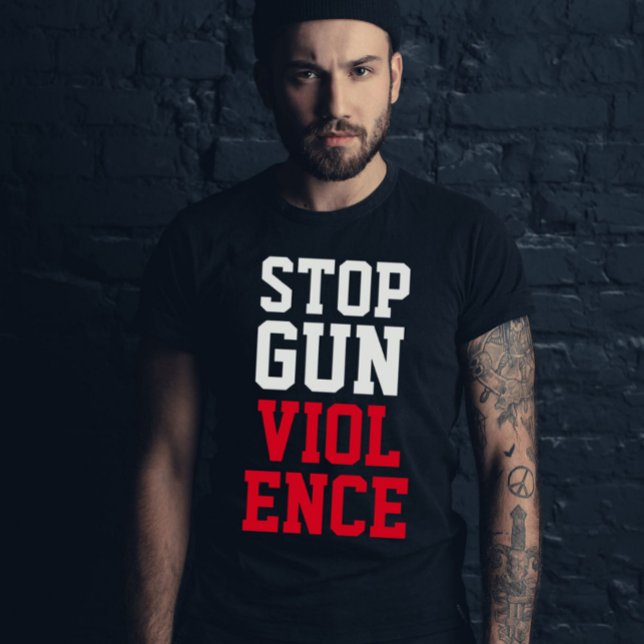 Stop gun violence in the world T-Shirt (Creator Uploaded)