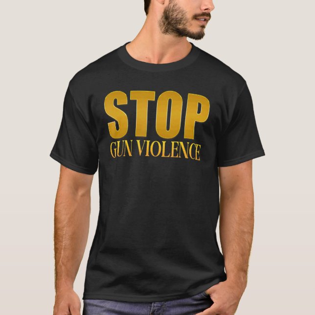 Stop Gun Violence Neveragain End Gun Violence T-Shirt (Front)