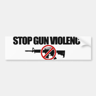 Stop Gun Violence NOW! Bumper Sticker