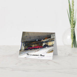 Stop homelessness now card