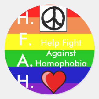 Stop Homophobia Sticker