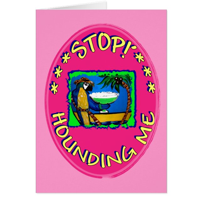 STOP HOUNDING ME (Front)