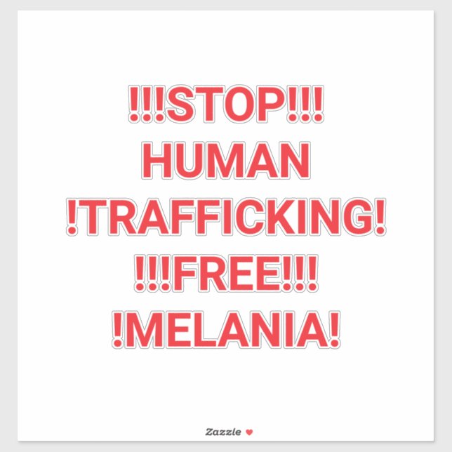 STOP HUMAN TRAFFICKING Hankamer Artjunkhaus COMIC (Sheet)