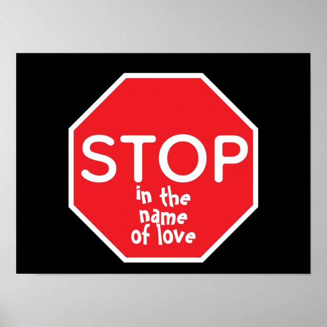 STOP  in the name of love Poster (Front)