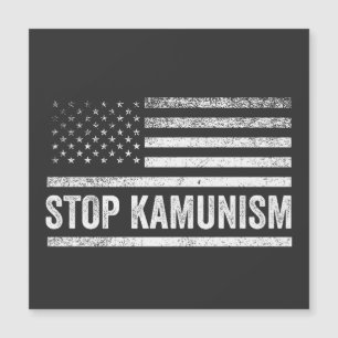 Stop Kamunism Harris Walz 2024 Trump Vance Flag