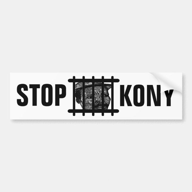 STOP KONY! Bumper Sticker (Front)