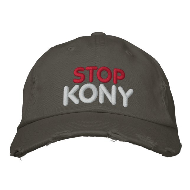 STOP KONY EMBROIDERED HAT (Front)