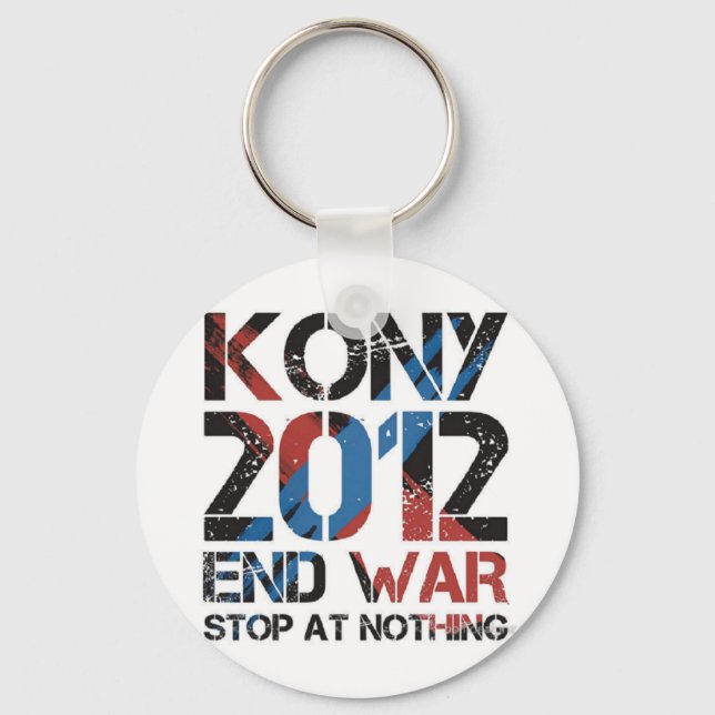 Stop Kony Key Ring (Front)