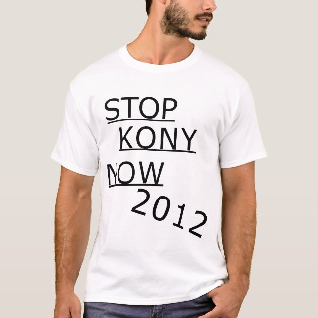 STOP KONY NOW T-Shirt (Front)