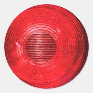 Stop Light Classic Round Sticker