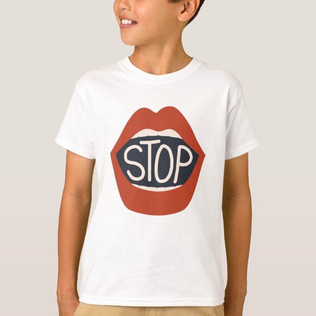 Stop Lips T-Shirt (Front)