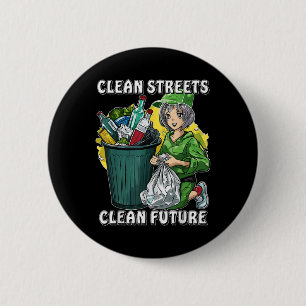 Stop Littering Nature Protection Environmental Pro 6 Cm Round Badge