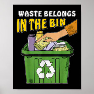 Stop Littering Nature Protection Environmental Pro Poster