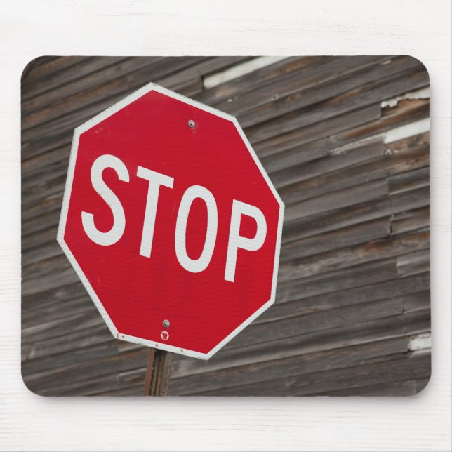 Stop Mouse Pad (Front)