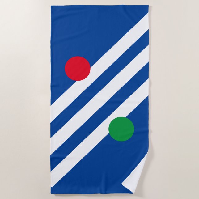 Stop N Go Beach Towel (Front)