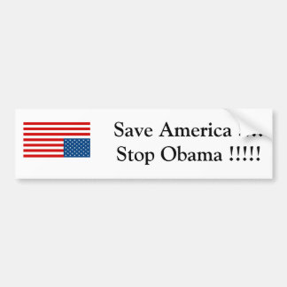 Stop Obama Bumper Sticker