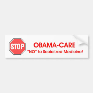 STOP Obama-care Bumper Sticker