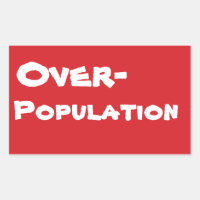STOP Overpopulation Stop Sign Sticker